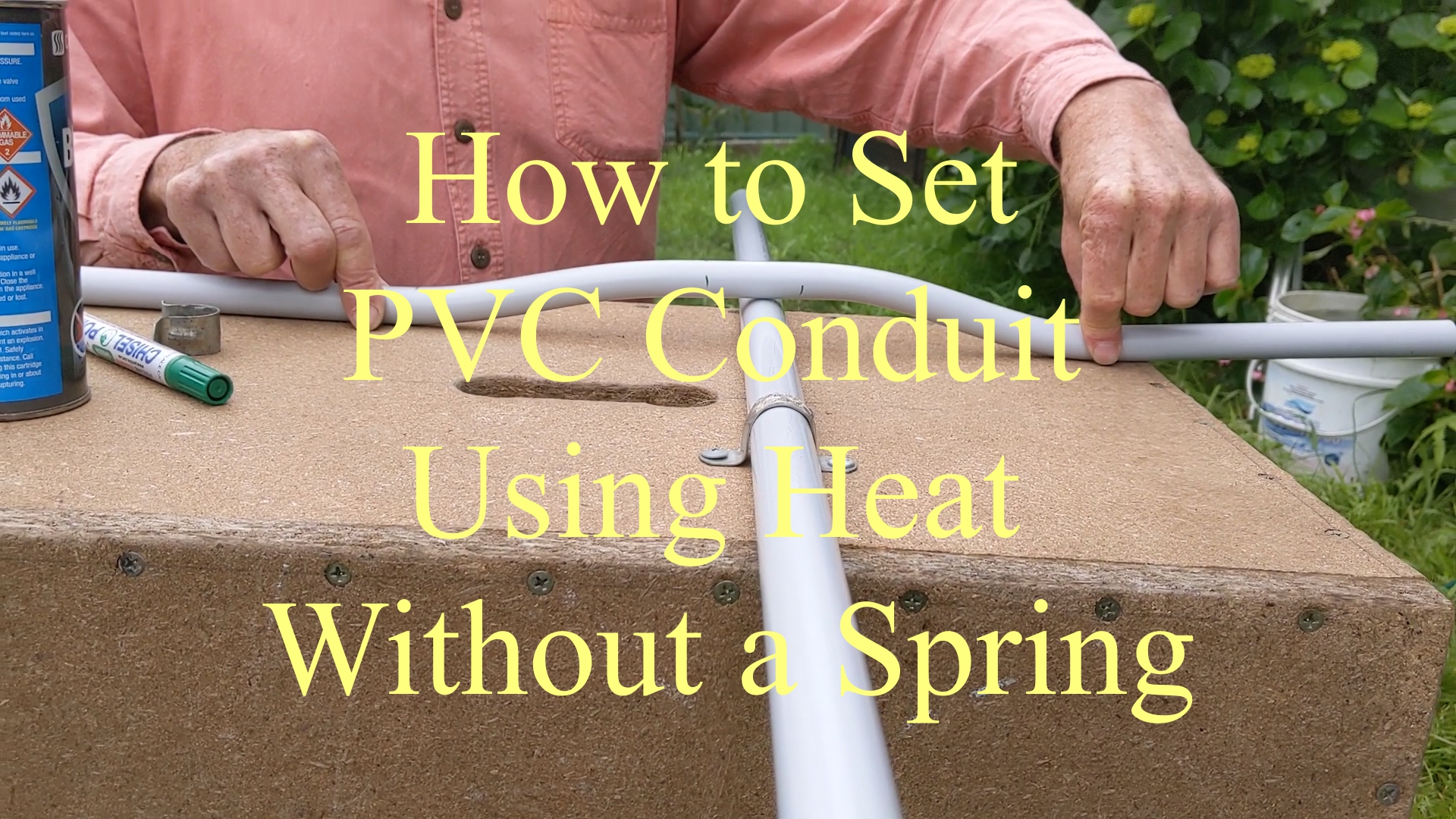 Bending PVC Conduit without a Spring