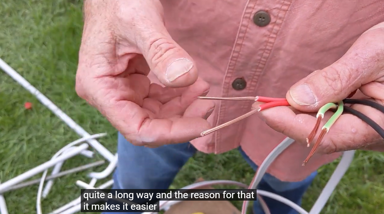 Twisting wires
